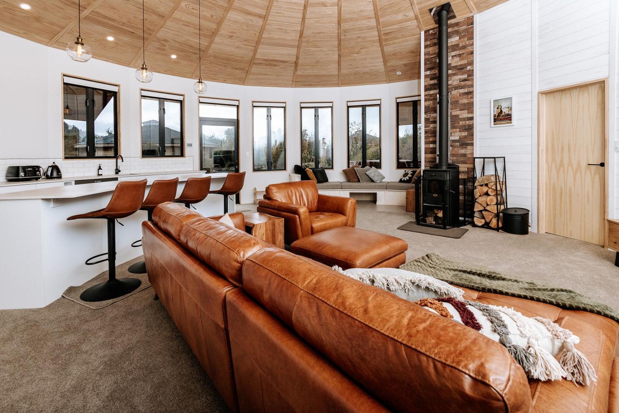 Kaho - Ohakune Holiday Home With Spa Exteriör bild